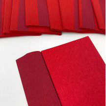 Double Sided Crepe Paper ~ Gloria Doublette from Germany ~ Red and Wine